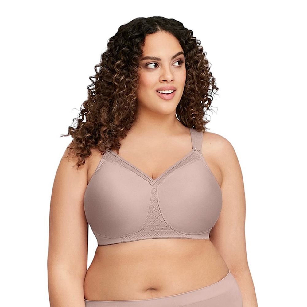 •Glamorise 38H Beige Seamless T-Shirt Bra! NEW!